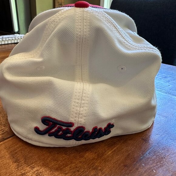Titleist | Flex Fitted Golf Hat Ball Cap Small Medium Embroidered Spell Out Logo - Picture 5 of 9